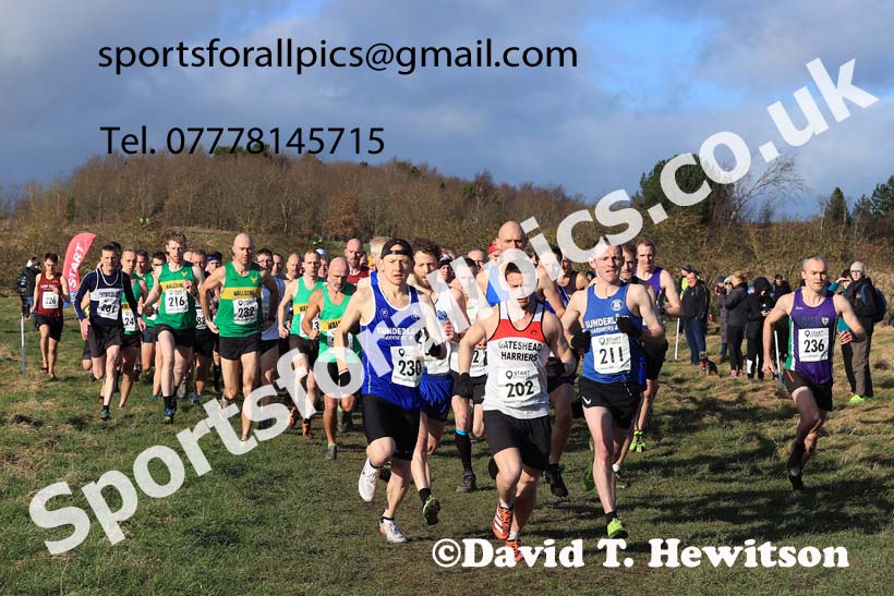 Mens 35 to 64, 2024 NEMAA Cross Country Champs., Wallsend. Photo: David T. Hewitson/Sports for All Pics